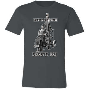 VICTORIAN WOMAN LEG DAY GYM T SHIRT