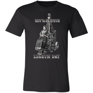 VICTORIAN WOMAN LEG DAY GYM T SHIRT