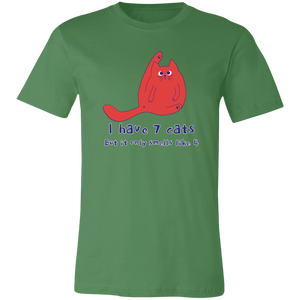 GREEN CAT LOVER T SHIRT