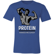 Load image into Gallery viewer, PROTEIN MAKES ME GASSY T SHIRT
