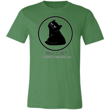 Load image into Gallery viewer, GREEN CAT DOESN&#39;T RESPECT ME T SHIRT
