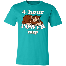 Load image into Gallery viewer, BRIGHT FOUR HOUR POWER CAT NAP T SHIRT
