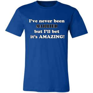 CUTE NEVER BEEN MARRIED T SHIRT