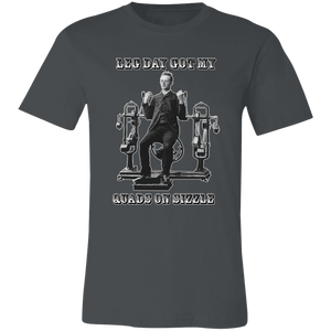 VICTORIAN MAN LEG DAY GYM T SHIRT