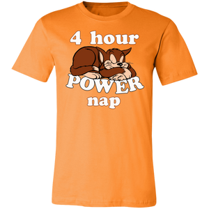 COLORFUL FOUR HOUR POWER CAT NAP T SHIRT