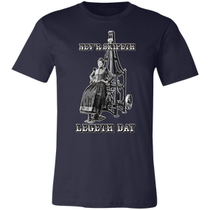 VICTORIAN WOMAN LEG DAY GYM T SHIRT