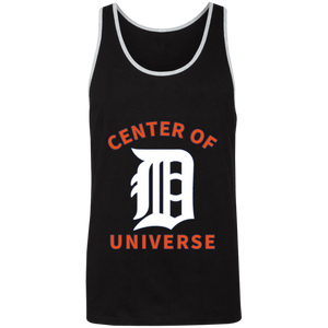 DETROIT MICHIGAN RINGER TANK TOP workout gym