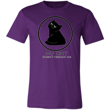 Load image into Gallery viewer, PURPLE CAT DOESN&#39;T RESPECT ME T SHIRT
