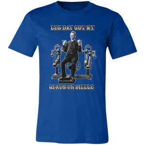 VICTORIAN MAN LEG DAY GYM T SHIRT