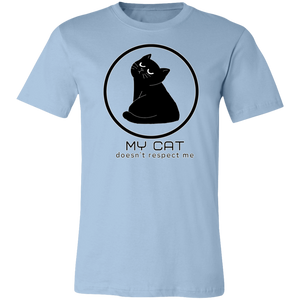 BABY BLUE CAT DOESN'T RESPECT ME T SHIRT