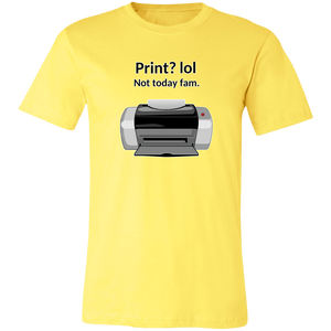 JOKE INK JET PRINTER T SHIRT