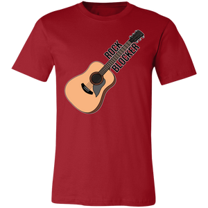 ROCK BLOCKER ACOUSTIC GUITAR T SHIRT