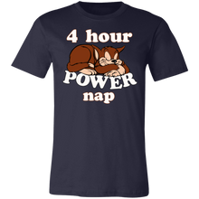 Load image into Gallery viewer, 4 HOUR POWER CAT NAP T SHIRT
