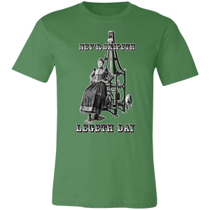 VICTORIAN WOMAN LEG DAY GYM T SHIRT