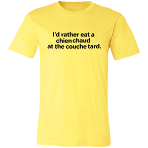 QUEBEC FRENCH HOT DOG T SHIRT