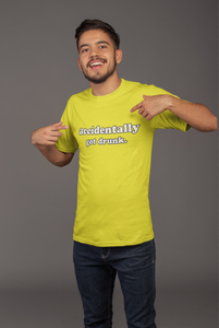 happy guy drunk t shirt image